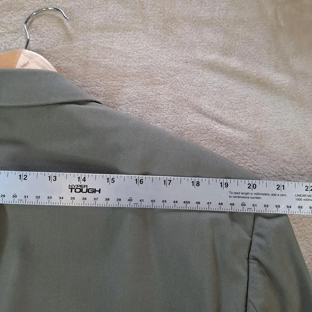 Jos A Bank Sport Coat Mens 46 Long Green Solid Single Vent 2 Button Jacket